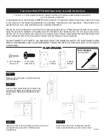 Preview for 9 page of MDB Family 5971 Crib Assembly And Operation Manual