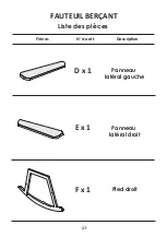 Preview for 24 page of MDB Family Babyletto 1209 Instruction Manual