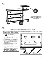 Preview for 10 page of MDB Family Combo Dresser Assembly And Operation Manual