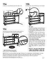 Preview for 11 page of MDB Family Combo Dresser Assembly And Operation Manual