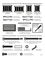 Preview for 2 page of MDB Family Crib 4791 Assembly And Operation Manual