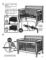 Preview for 5 page of MDB Family Crib 4791 Assembly And Operation Manual