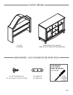 Preview for 2 page of MDB Family Hutch 9209 Assembly And Operation Manual