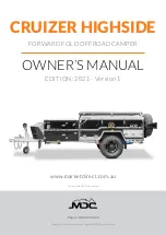 MDC CRUIZER HIGHSIDE 2021 Owner'S Manual предпросмотр