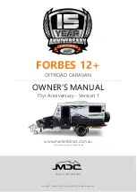 MDC FORBES 12+ Owner'S Manual preview
