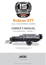 MDC Robson XTT 2015 Owner'S Manual предпросмотр