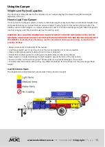 Предварительный просмотр 19 страницы MDC Robson XTT 2015 Owner'S Manual