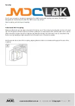 Preview for 35 page of MDC Robson XTT 2015 Owner'S Manual