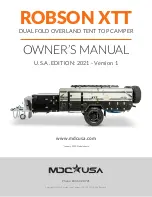 Preview for 1 page of MDC ROBSON XTT Owner'S Manual