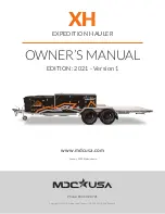 Предварительный просмотр 1 страницы MDC XH 2021 Owner'S Manual