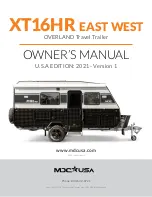 Preview for 1 page of MDC XT16HR EAST WEST 2021 Owner'S Manual