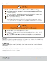 Preview for 21 page of MDC XT16HR EAST WEST 2021 Owner'S Manual