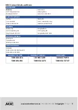 Preview for 10 page of MDC XT16HR EAST WEST 2022 Owner'S Manual