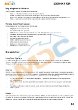 Preview for 15 page of MDC XT17-HRT 2018 User Manual And Manual