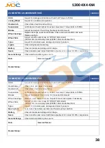 Preview for 39 page of MDC XT17-HRT 2018 User Manual And Manual