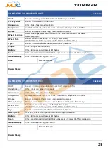 Предварительный просмотр 40 страницы MDC XT17-HRT 2018 User Manual And Manual
