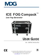 MDG ICE FOG Compack User Manual preview