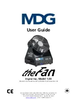 MDG theFAN 1.00 User Manual preview