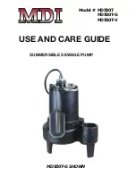 Предварительный просмотр 1 страницы MDI MD500T Use And Care Manual