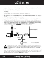 Предварительный просмотр 2 страницы MDM ValuFlo 750 Installation And Service Manual