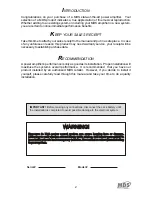 Preview for 3 page of MDS MDS GP800 Installation Instructions & Owner'S Manual