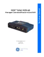 MDS Orbit MCR-4G Technical Manual preview