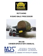 Предварительный просмотр 1 страницы MDS ROTO-KING RK-500 Owner'S/Operator'S Manual