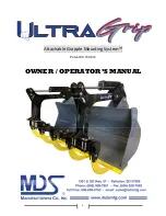 Предварительный просмотр 1 страницы MDS Ultra-Grip Attachable Grapple Mounting System Owner'S/Operator'S Manual