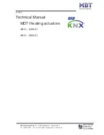 Предварительный просмотр 1 страницы MDT Technologies AKH - 0800.01 Technical Manual