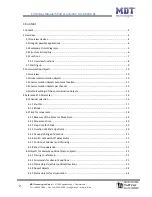 Preview for 2 page of MDT Technologies JAL-01UP.01 Technical Manual