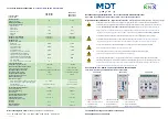 Предварительный просмотр 1 страницы MDT Technologies KNX AKK-0216.03 Operating Instructions