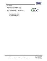 MDT Technologies SCN-BWM55.01 Technical Manual предпросмотр