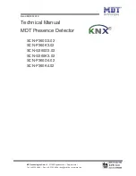 Предварительный просмотр 1 страницы MDT Technologies SCN-G360D3.02 Technical Manual