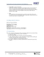 Предварительный просмотр 9 страницы MDT Technologies SCN-G360D3.02 Technical Manual