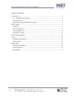 Preview for 2 page of MDT Technologies SCN-IP100.01 Technical Manual