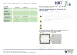 Предварительный просмотр 1 страницы MDT Technologies SCN-RT1APE.01 Operating Instructions