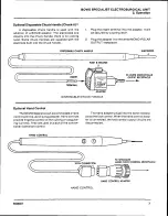 Preview for 11 page of MDT Bovie Specialist Operator'S Manual