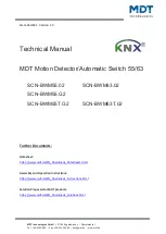 Preview for 1 page of MDT SCN-BWM55.02 Technical Manual