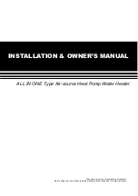 MDV RSJ-35/300RDN3 Installation & Owner'S Manual preview