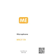 Preview for 1 page of Me MIC-F-TX User Manual