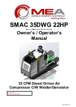 Mea SMAC 35DWG 22HP Owner'S/Operator'S Manual preview