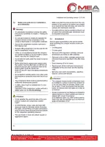 Preview for 62 page of Mea SMAC 90-H Owner'S/Operator'S Manual