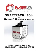 Mea SMARTPACK 180-H Owner'S/Operator'S Manual предпросмотр