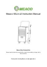 Meaco 50Lm-v2 Instruction Manual preview