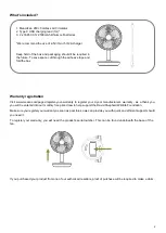 Предварительный просмотр 3 страницы Meaco MeacoFan 260C Instruction Manual