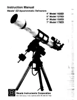 Meade 102ED Instruction Manual preview