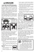 Предварительный просмотр 4 страницы Meade 45386 Instructions And Warranty