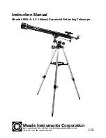 Meade 60EQ-A Instruction Manual preview