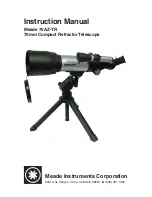 Meade 70AZ-TR Instruction Manual preview