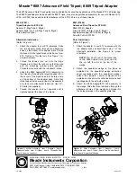 Предварительный просмотр 1 страницы Meade 887 Instruction Sheet